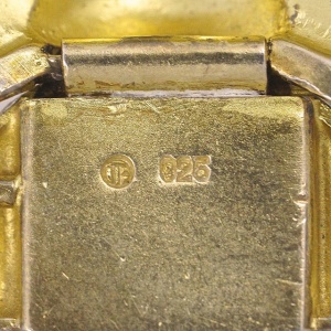 Theodor Fahrner Sterling Silver Gilt Marcasite Bracelet circa 1930s